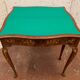 Table a jeu de style Louis XV en marqueterie Hollandaise XIX siècle Console