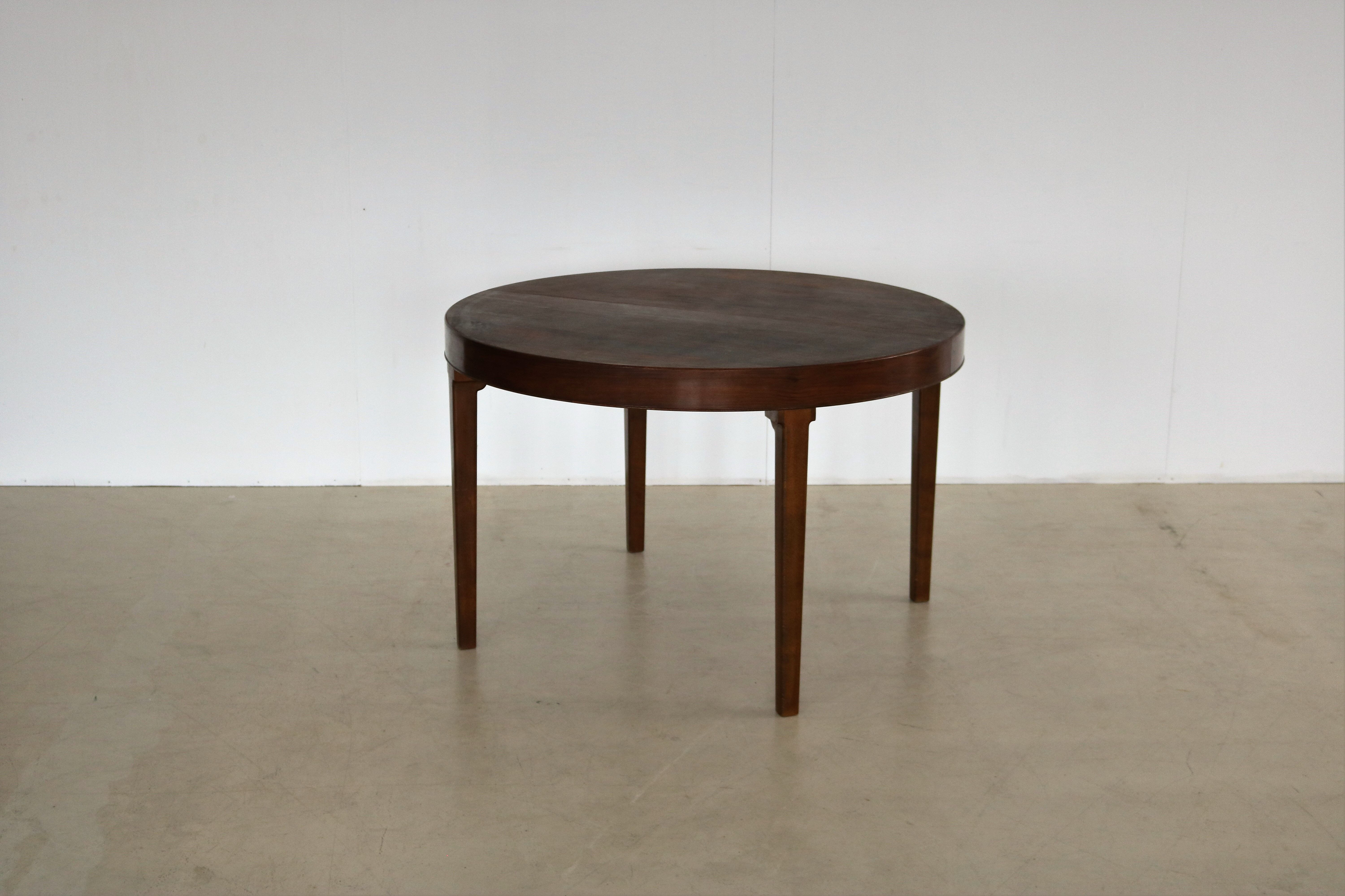 Vintage rosewood extandable dining table