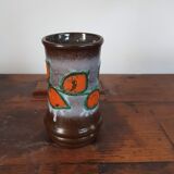 Vintage Strehla Pottery Vase - East Germany - 1960s