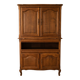 Solid oak TV cabinet in traditional style