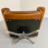 Vintage DE SEDE DS-31 brown leather armchair from the 1970s