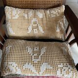2 cushions in bohemian style