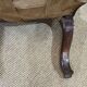 Regency period armchair in 18th century walnut to be reupholstered