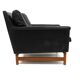 Fauteuil scandinave en cuir, Suède, 1960