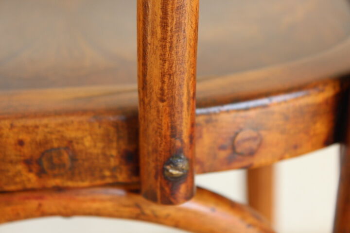 Mundus 42 pyrograved bistro chair