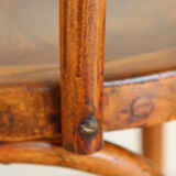 Mundus 42 pyrograved bistro chair