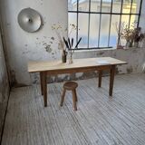 Pine and oak farmhouse table 2m