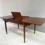 Danish 1960’s mid century modern maple extending dining table