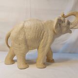 Large Art Deco ceramic white elephant from the 60s