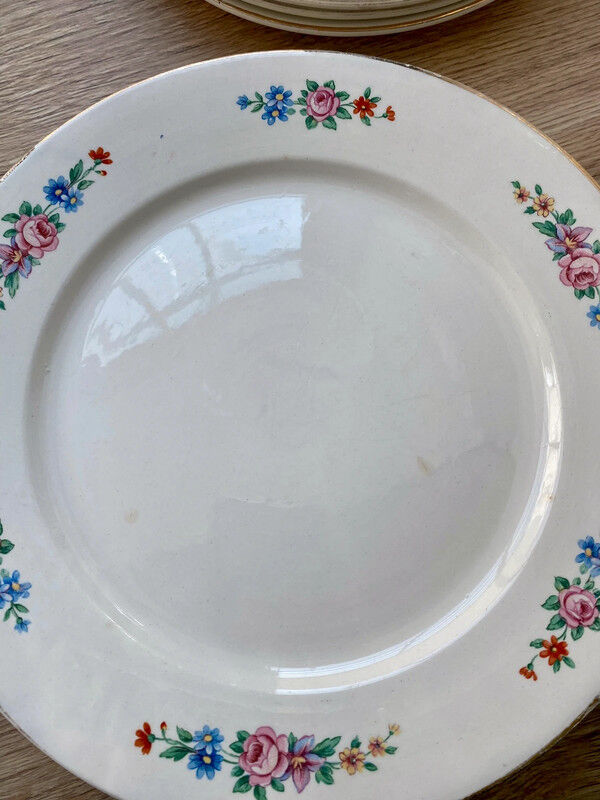 12 flat plates Digoin Sarreguemines Canada