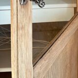 Raw wood display case