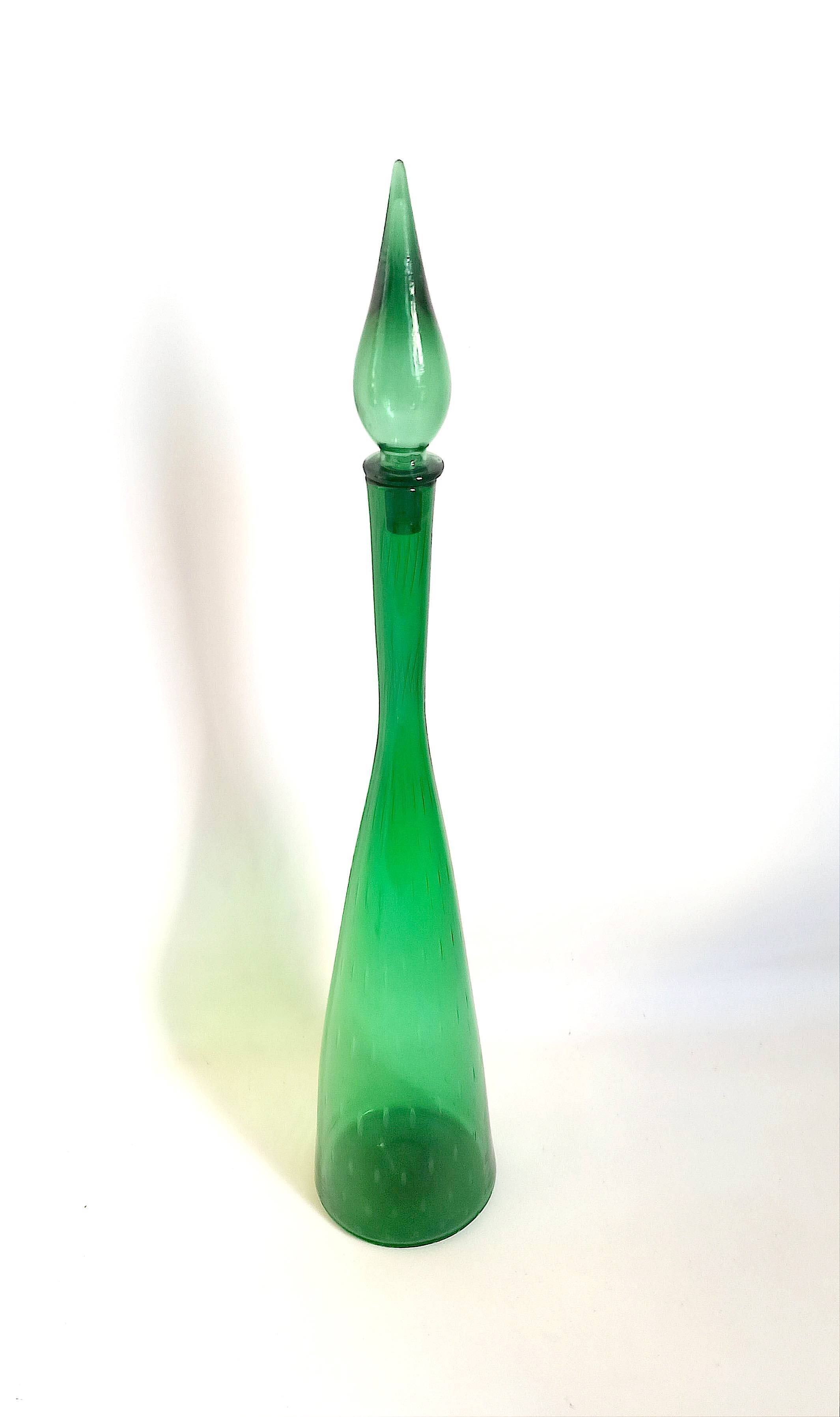 Carafe géante Génie Empoli Années 50 Hauteur 75 cm