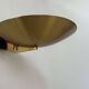 Vintage wall light with dimmer, brass, France 1980