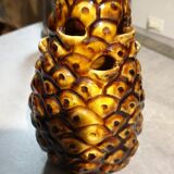 Pineapple ceramic enamel varnished pic flowers