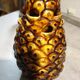 Pineapple ceramic enamel varnished pic flowers
