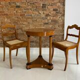 Ensemble de 2 chaises Biedermeier, Autriche, début du 19ème siècle