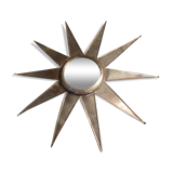 Miroir soleil of bulging witch 61 cm metal 20th sorcerer convex ice