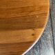 Scandinavian rotating plateau XXXL in teak Dismeg Denmark 1960