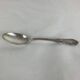 4 small silver metal spoons