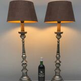 Paire de lampes italiennes