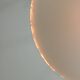 Mid-Century Italian Saucer Glass and Brass Pendant Lamp