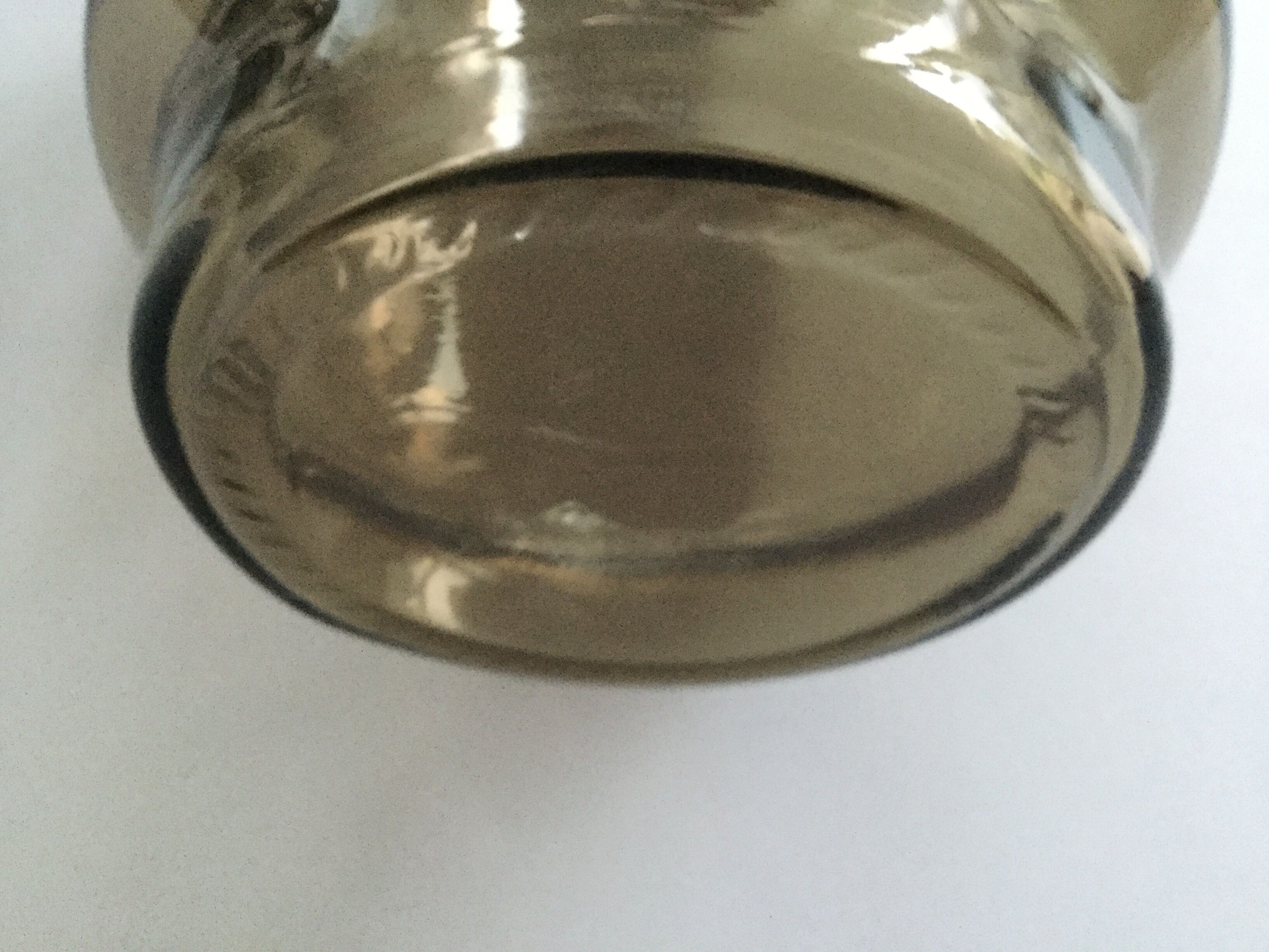 Smoked glass carafe
