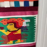Vintage mexican decorative tapestry