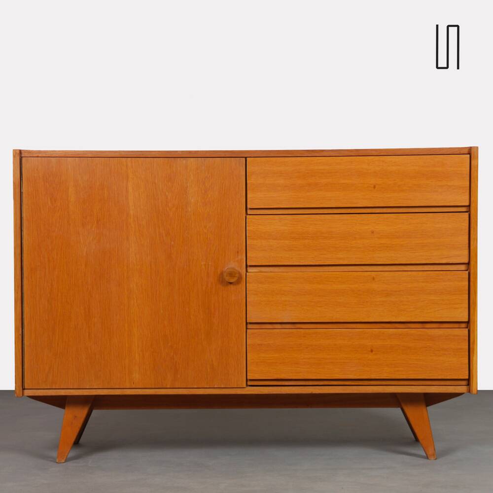 Vintage chest of drawers, Jiroutek for Interier Praha, model U-458, circa 1960
