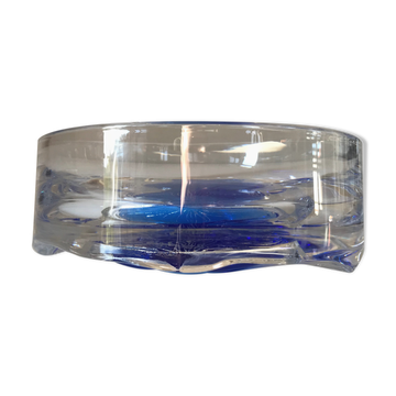 Coupe cristal Daum design annees 70