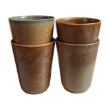 Tasses Digoin en grès