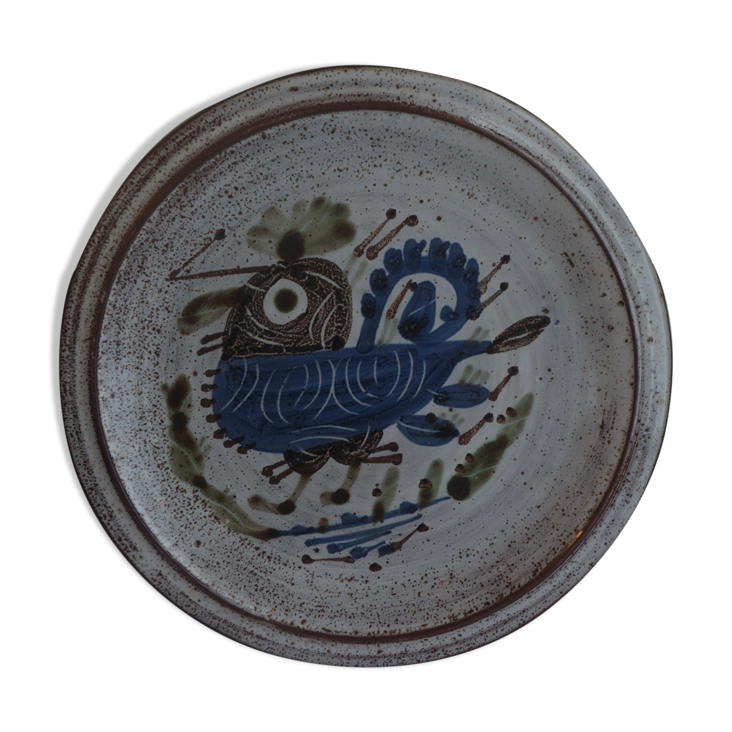 Vintage plate Michel Barbier Vallauris