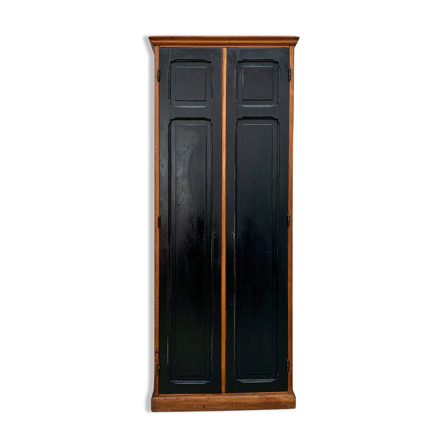 Armoire parisienne vintage à 2 portes meuble à chaussures