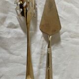Silver metal cutlery