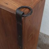 Old glass wall shelf