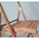 Vintage wooden folding chair