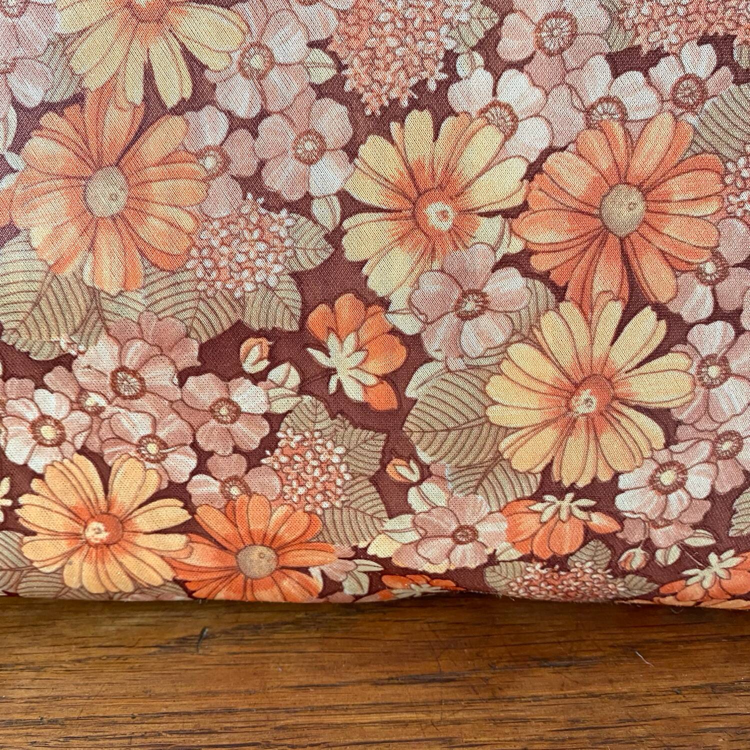 Vintage floral cushion