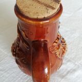 Pitcher grape vine grape cluster borneier belgium with cork stopper