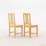 Chairs (6) birch Sweden 1960