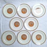 Flat plates Sarreguemines model Nomeny