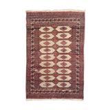 Vintage carpet pakistan drawings bokhara handmade 124x186 cm