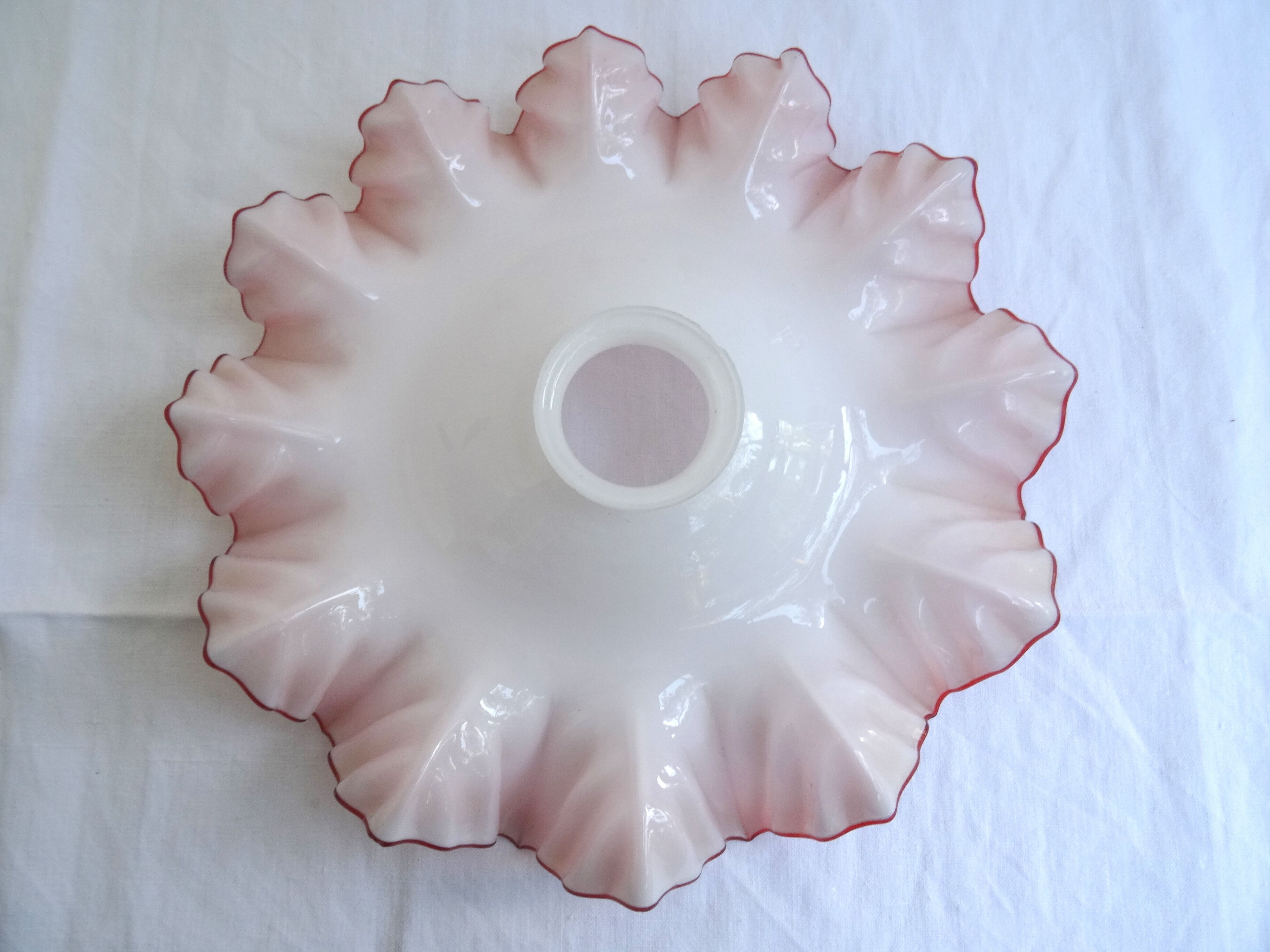 Draped opaline hanging