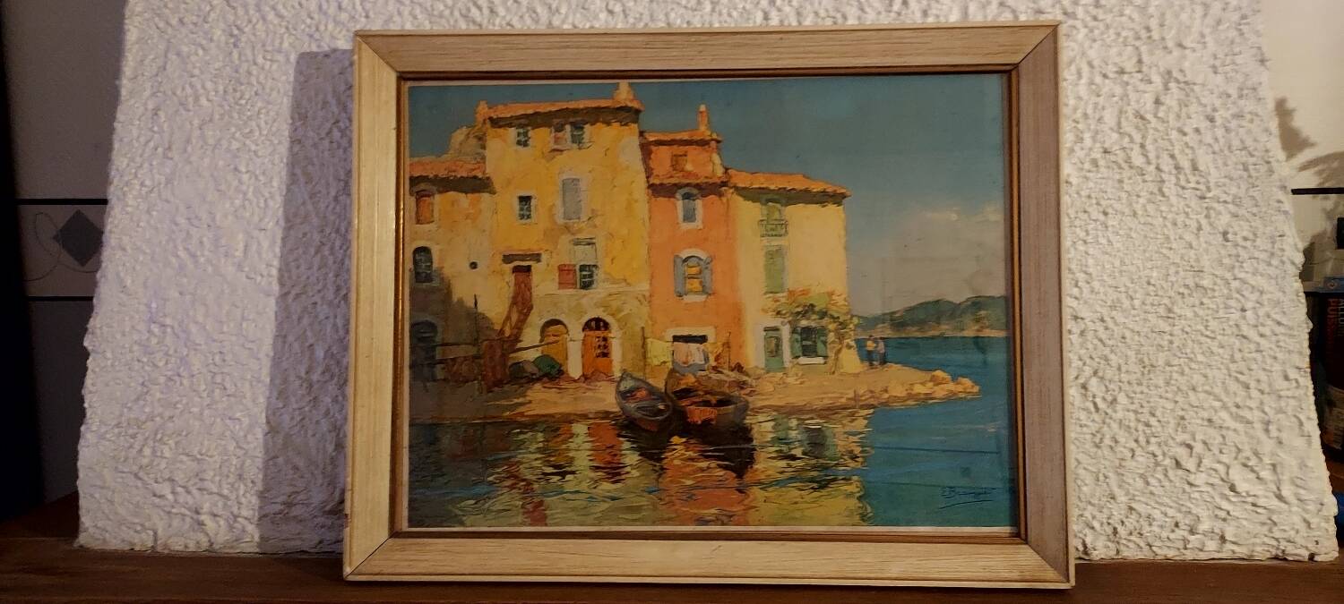 Lithograph signed by Emile Beaussier