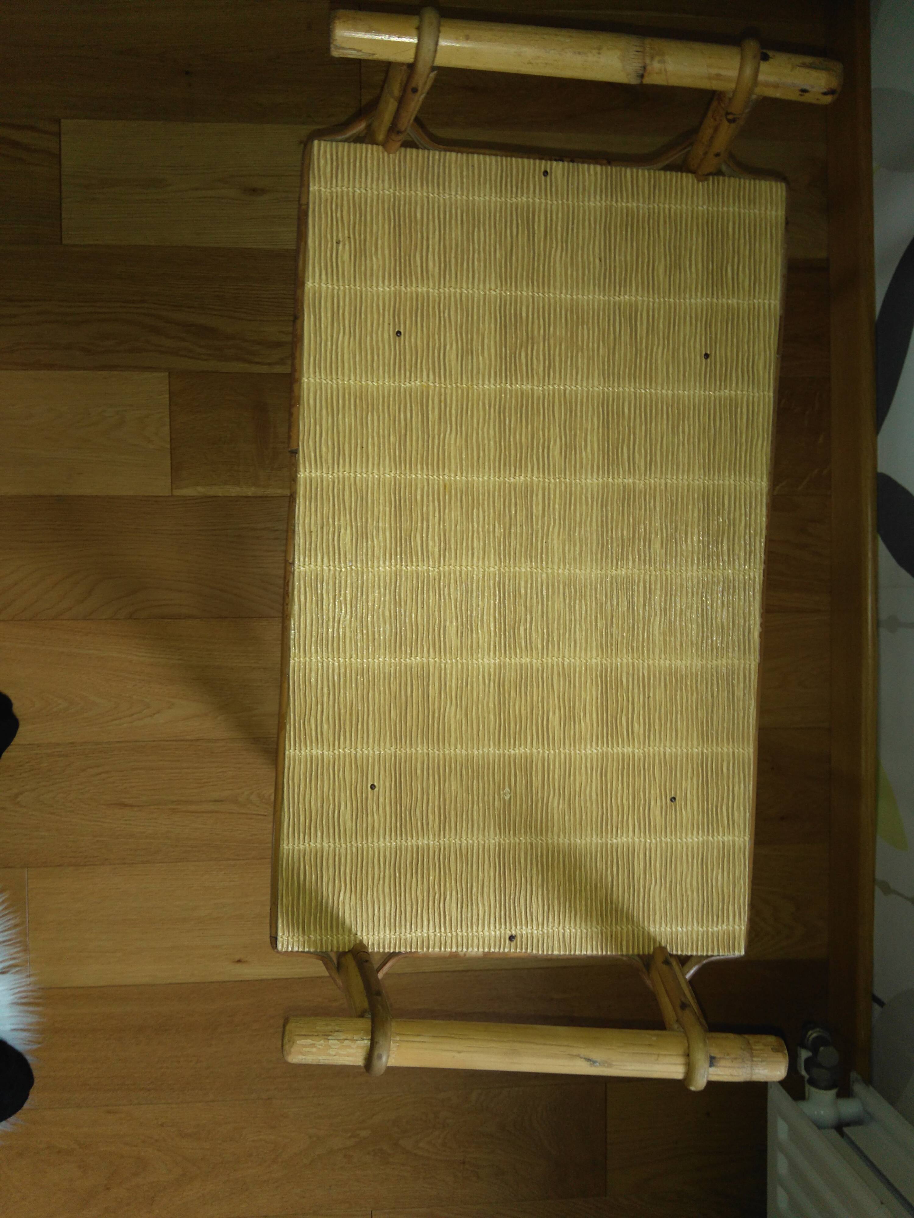 Rattan bedside table