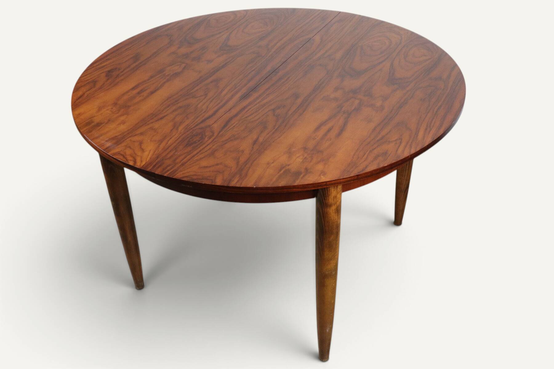 Table de repas extensible en teck, années 1960
