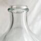 Demijohn 10 liters in molded glass H 35 cm and D 26 cm