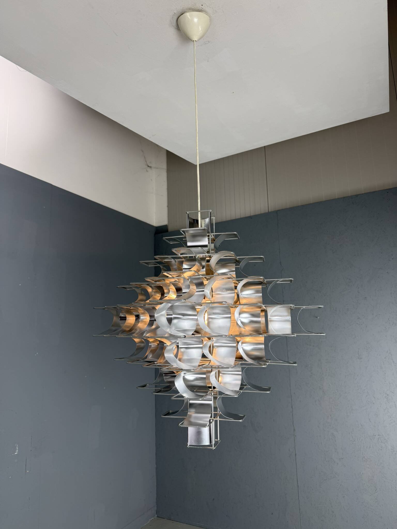Huge Max Sauze Cassiopé Pendant Lamp 1969, France