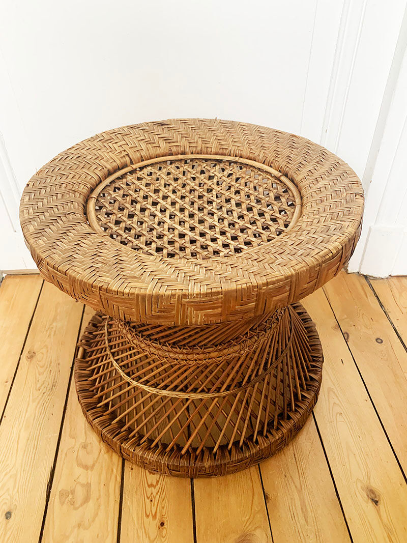 Rattan stool