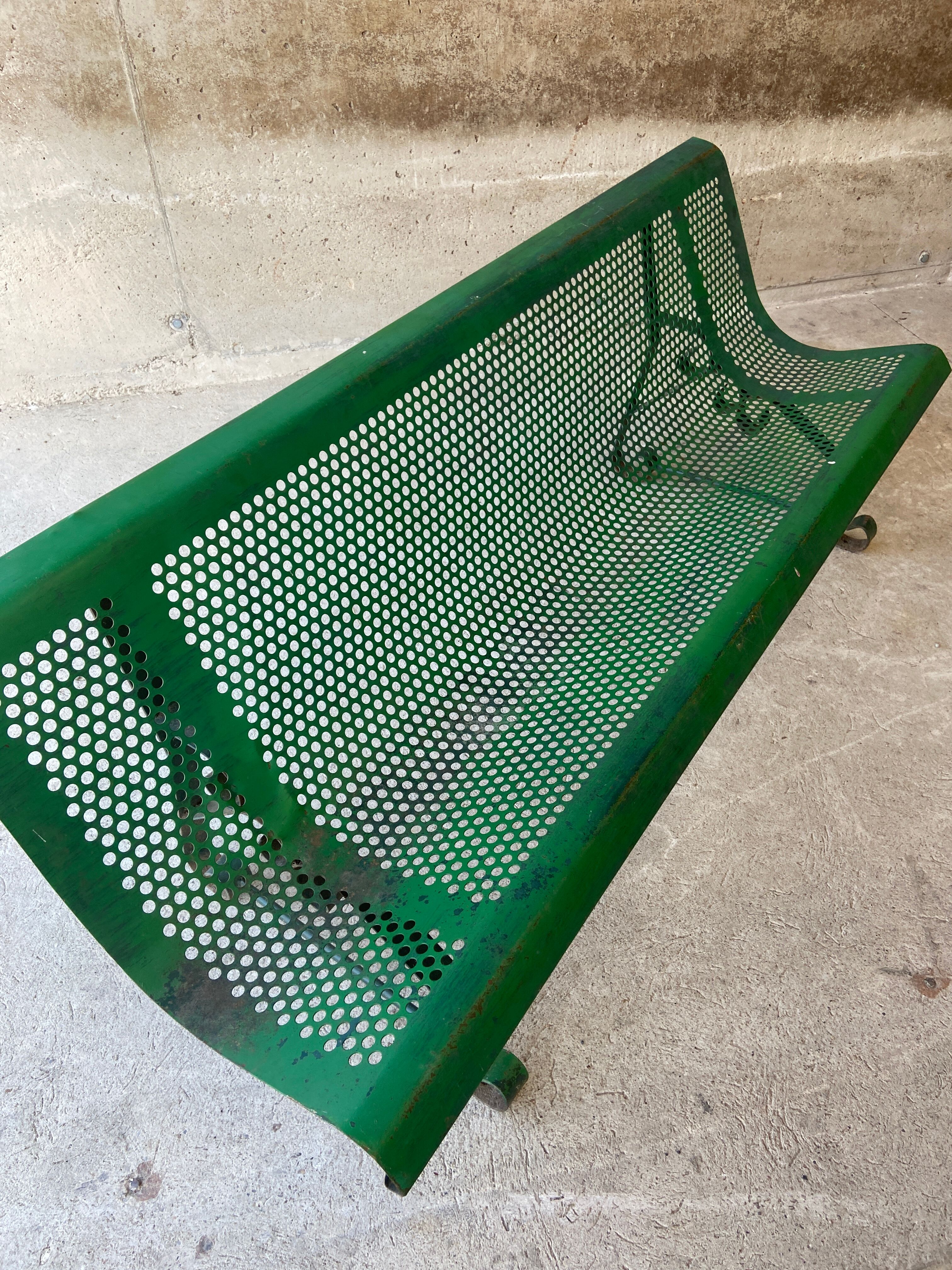 banc de jardin vintage