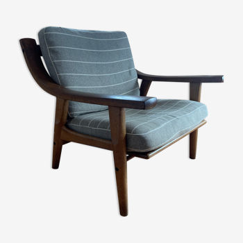 Scandinavian armchair Hans J Wagner for Getama