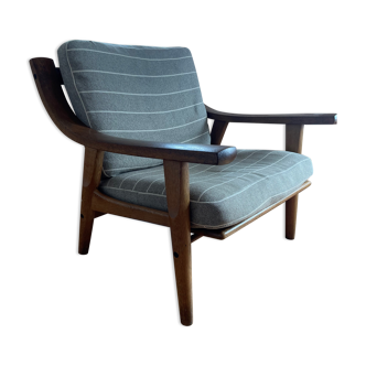 Fauteuil Scandinave Hans J Wagner pour Getama